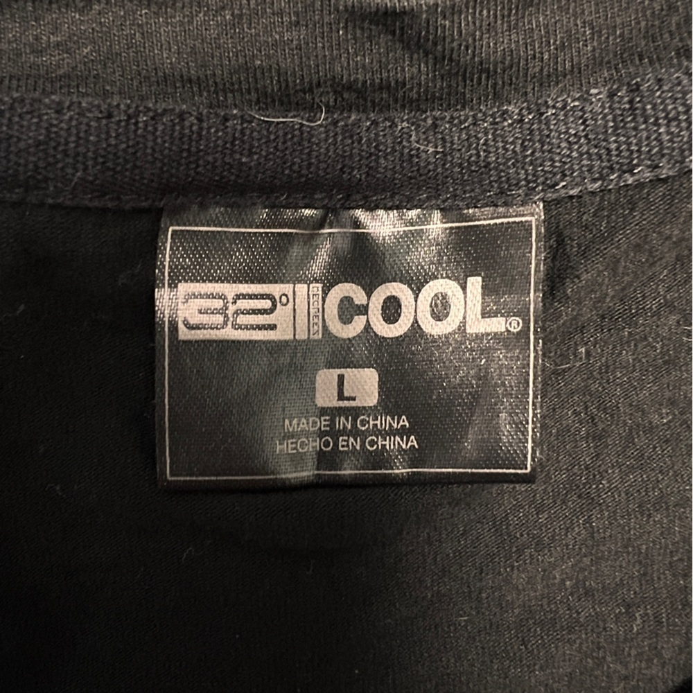 32*Cool Black Shirt Dress (Large) - Picture 5 of 5